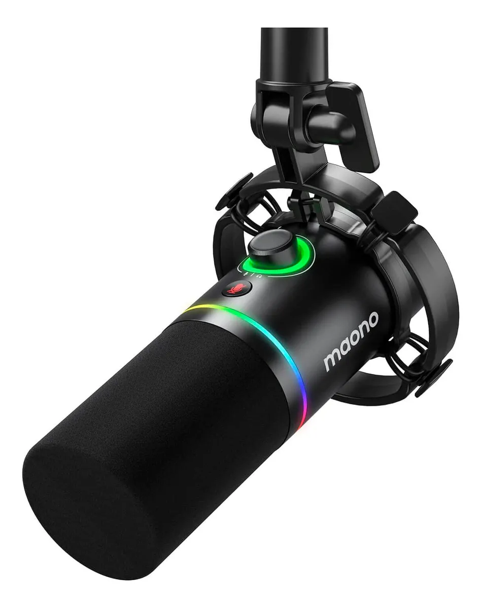 Microfone Dinâmico Maono Pd200x Preto